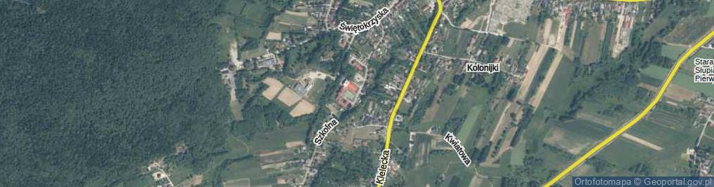 Zdjęcie satelitarne Szkolna ul.